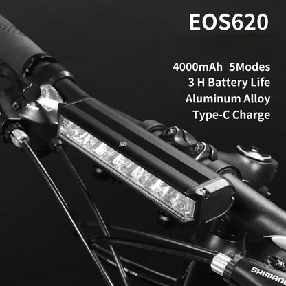 Bicycle Light 8000Mah EOS610 640 Bike Light Waterproof Flashlight USB Charging MTB Road Cycling Lamp Bicycle Light Accessories