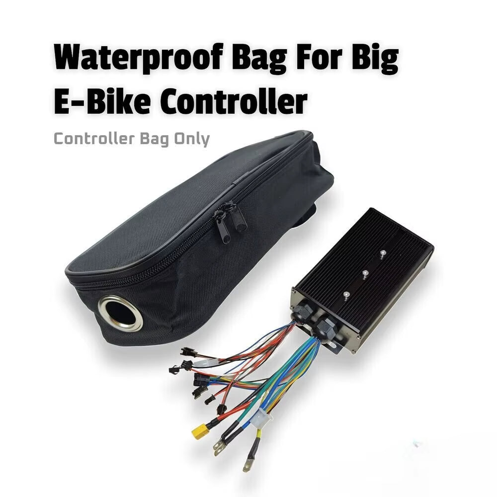 E-Bike Controller Bag, Lithium Battery Triangle Pack for Electric Bicycle/Scooter, Oxford Storage Pouch，Ventilation